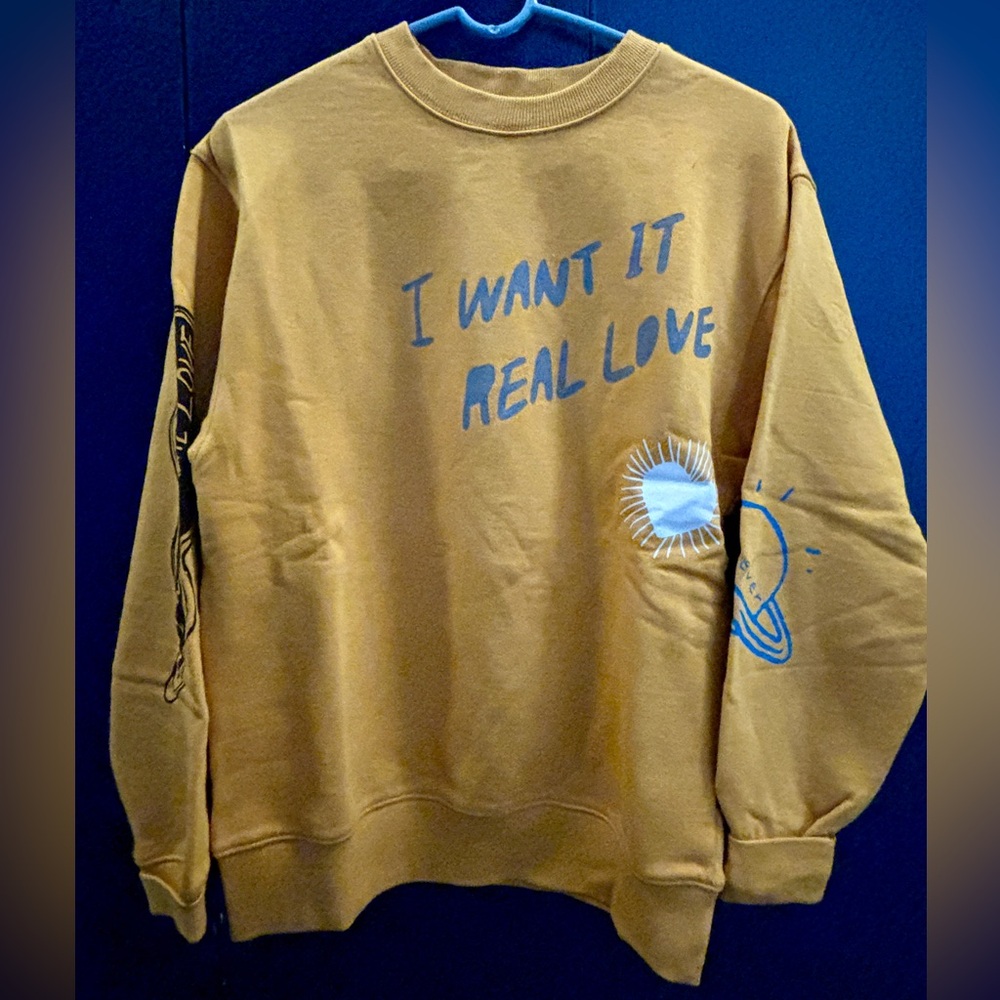 BTS DNA Mustard Graphic Sweatshirt